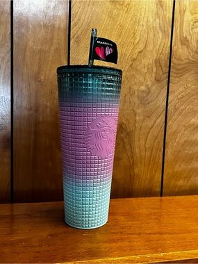 Starbucks Gradient Studded Tumbler - Teal, Pink, Mint